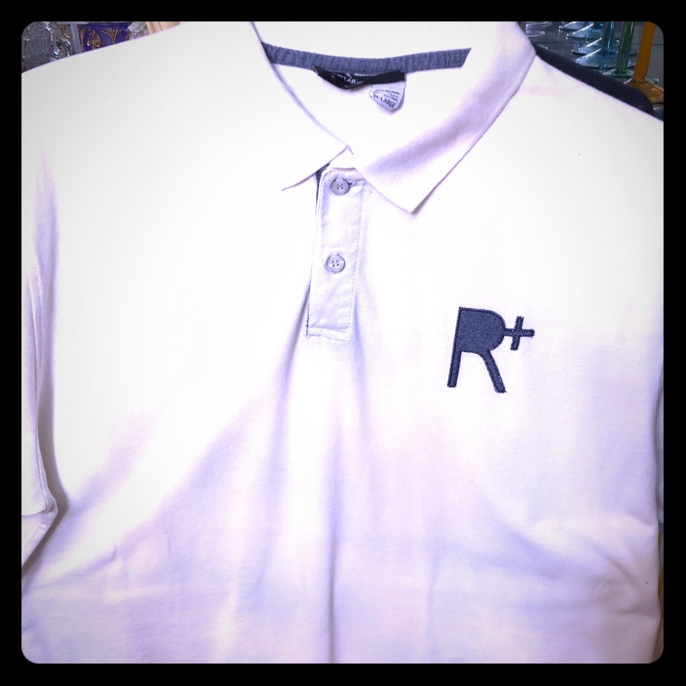 Vintage white polo shirt